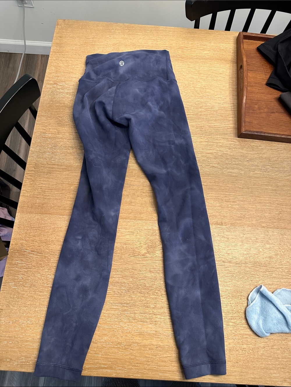 lululemon athletica Navy Tie-Dye High-Rise Jeggings